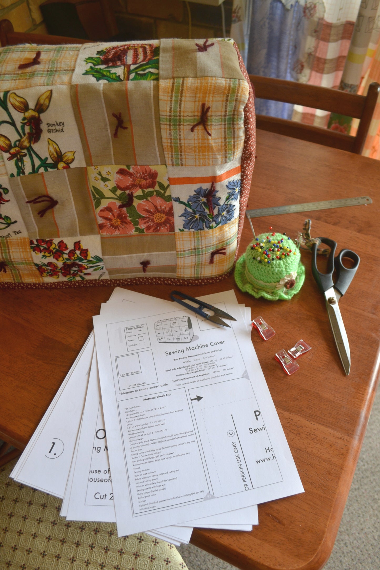 Sewing Machine Cover | PDF Sewing Pattern + Video Tutorial