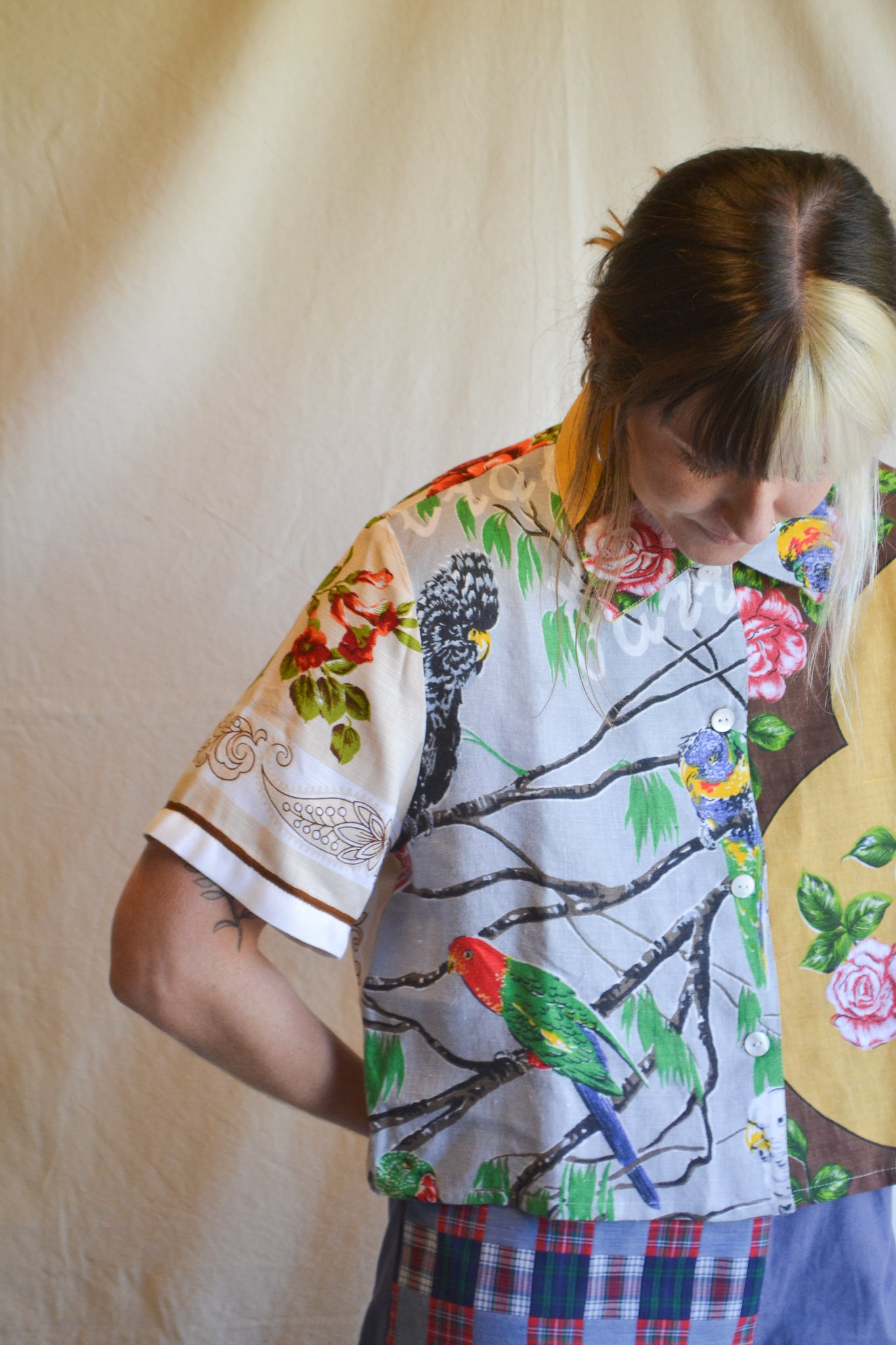 Button Up Shirt | Cheery | Medium