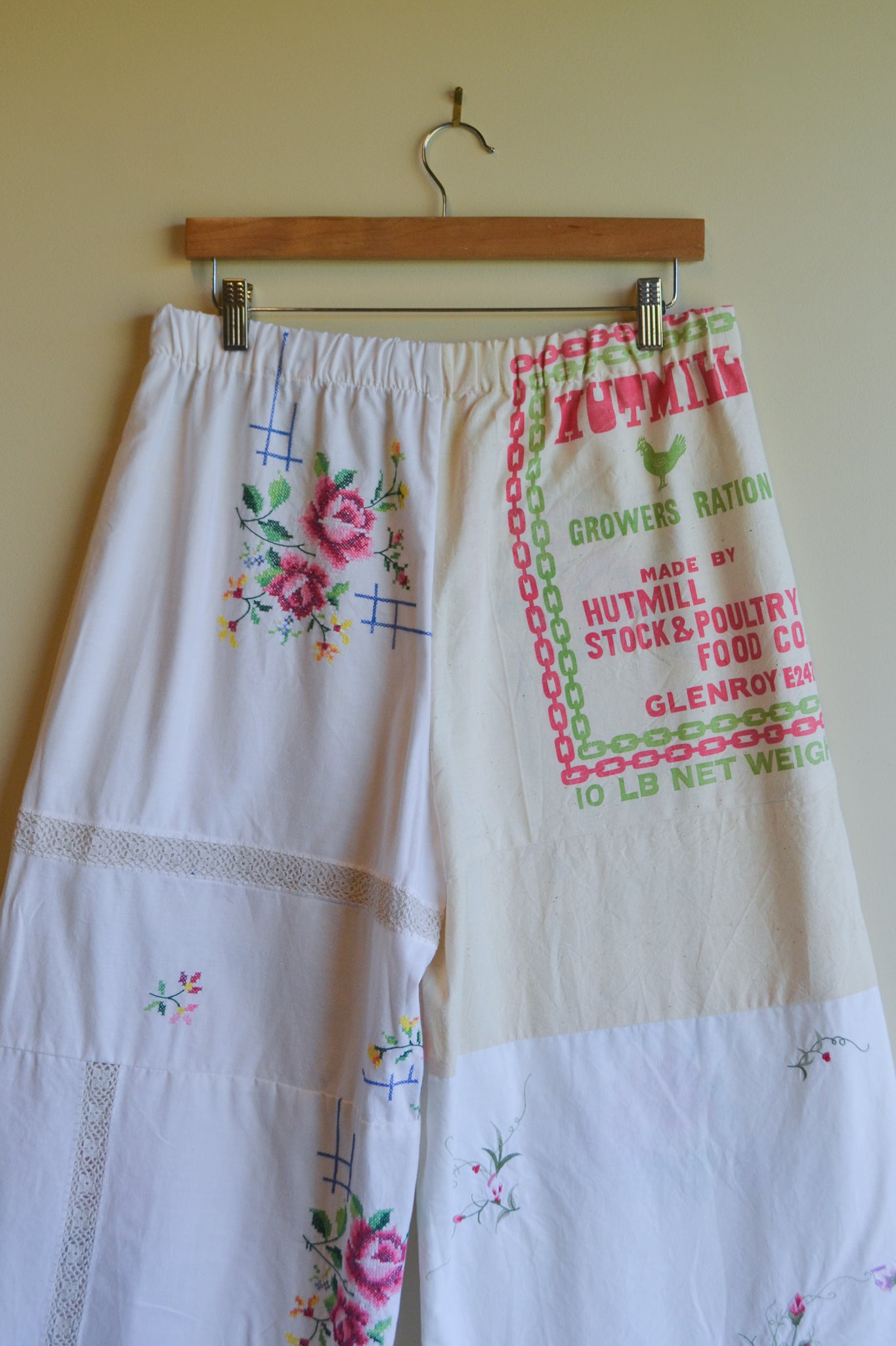 Long Patch Pant | Embroidery | 14au