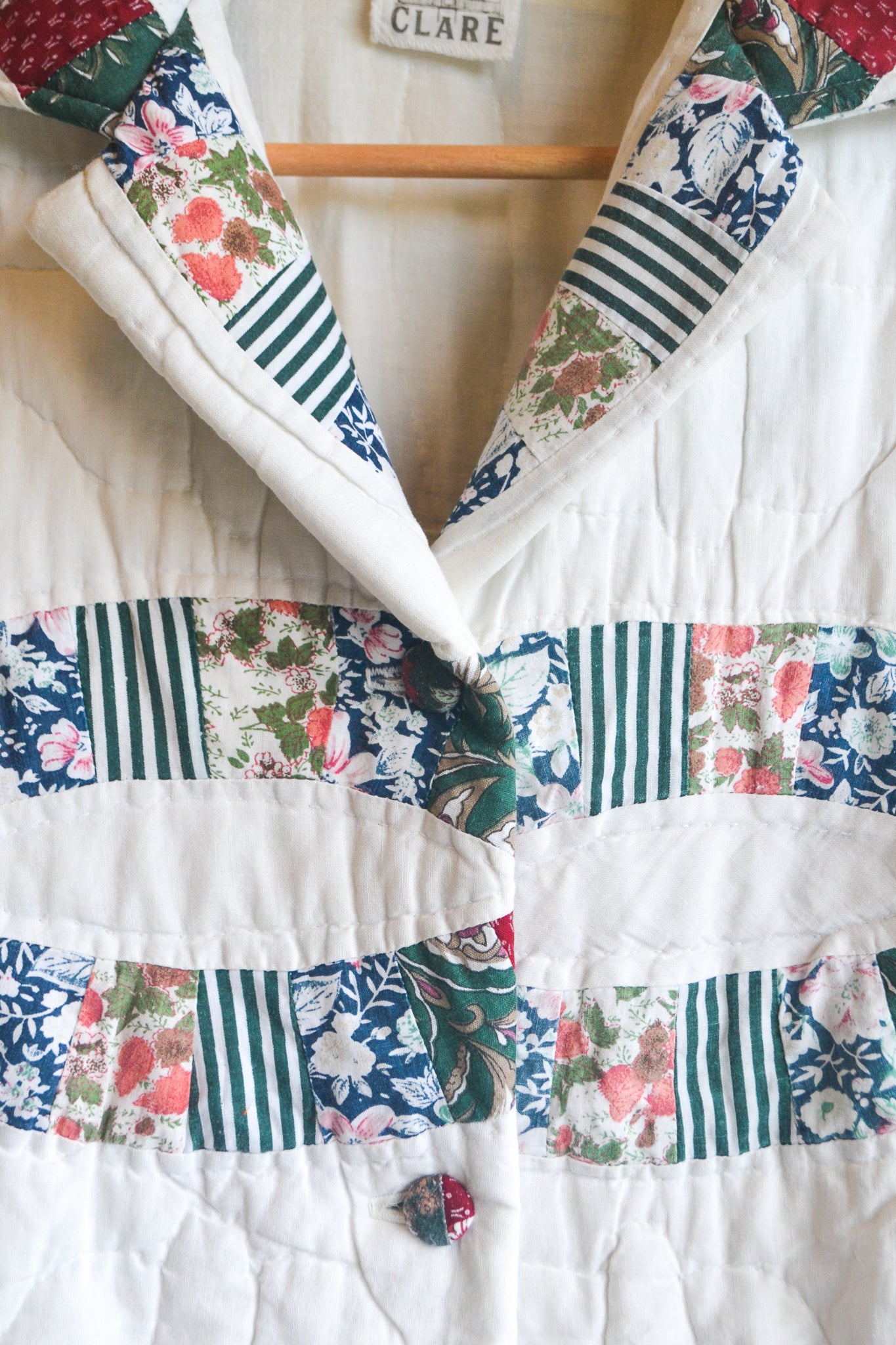 Coat Jacket | Quilt Block | Medium