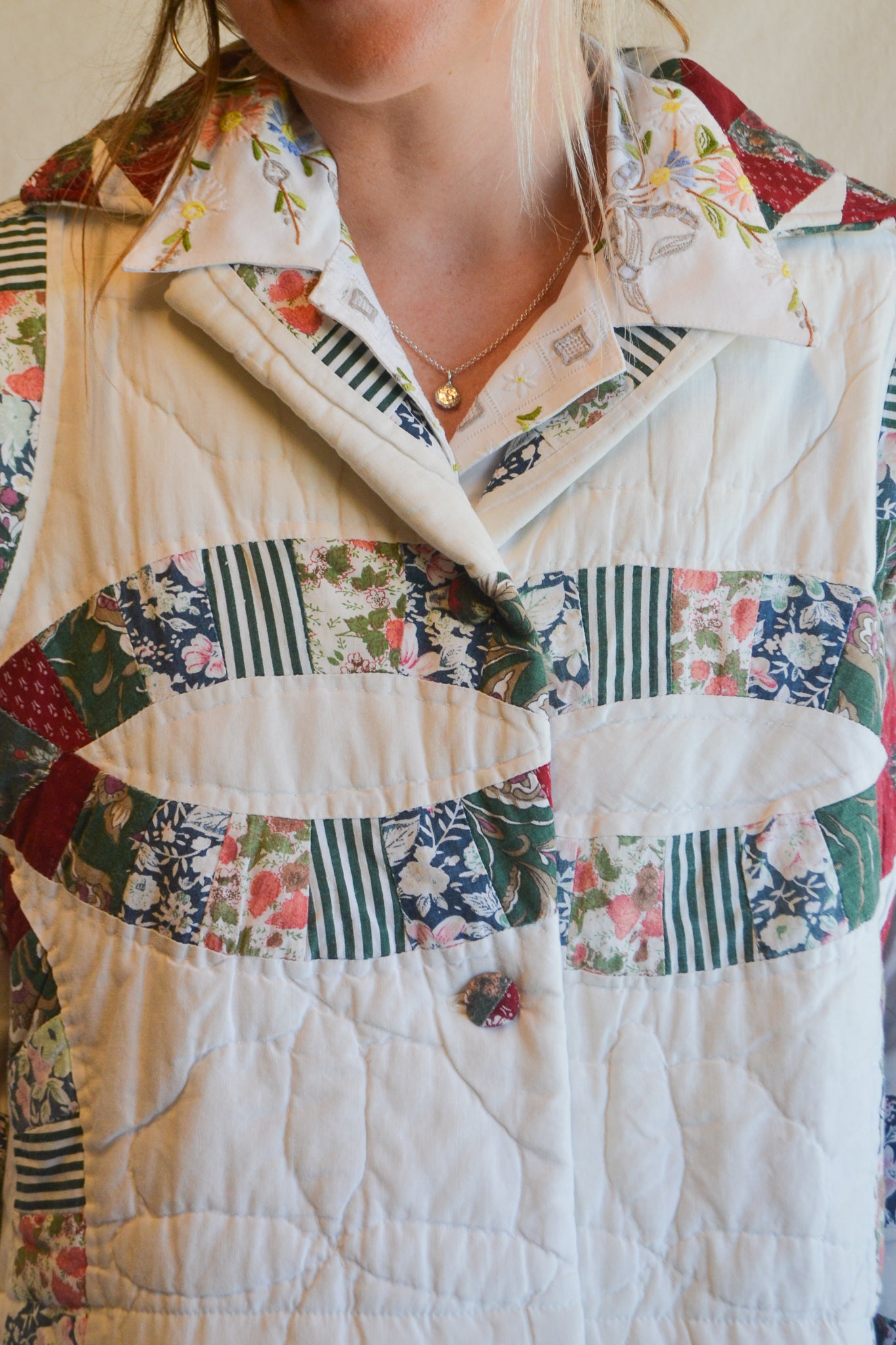 Coat Jacket | Quilt Block | Medium