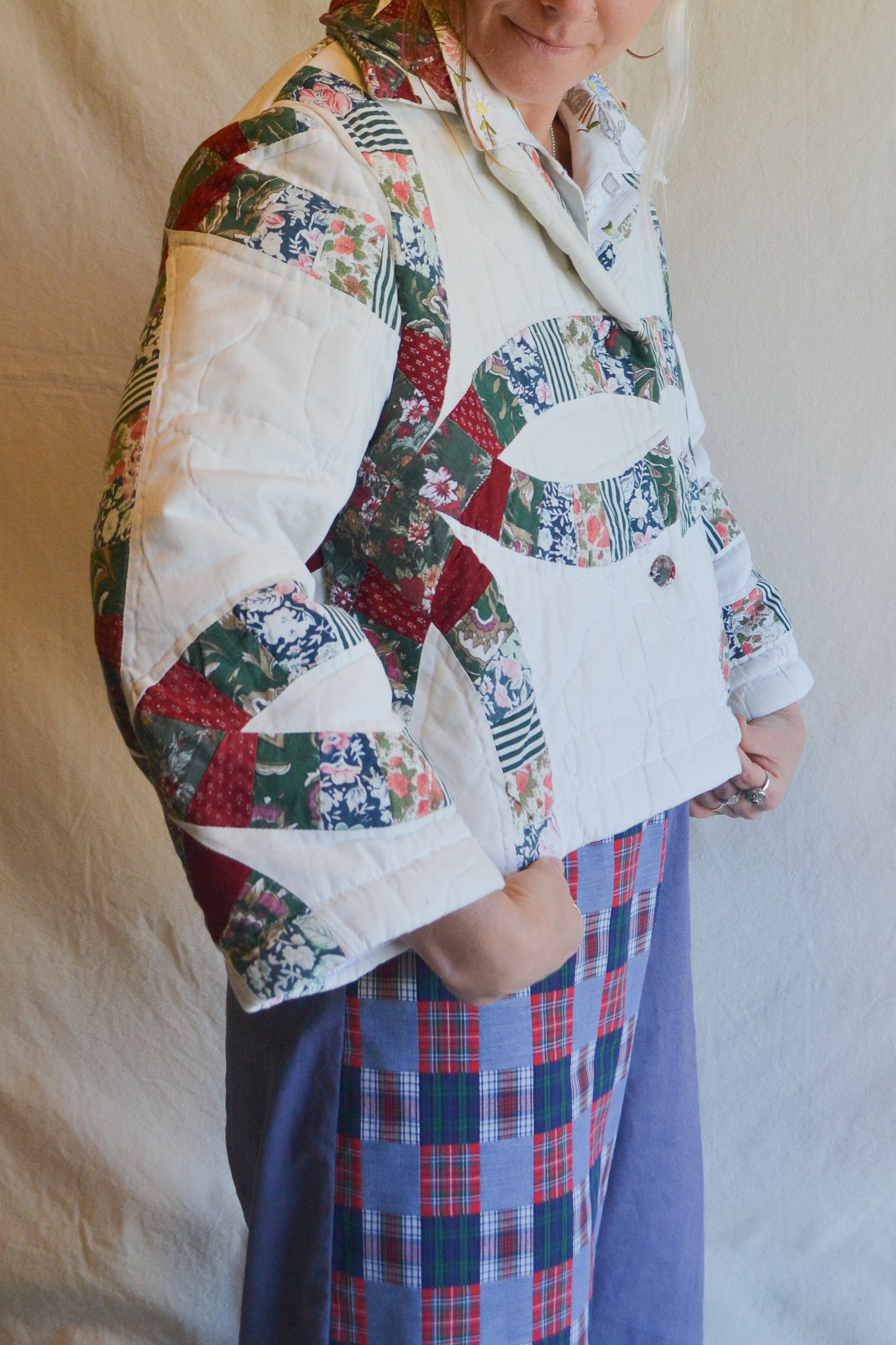 Coat Jacket | Quilt Block | Medium