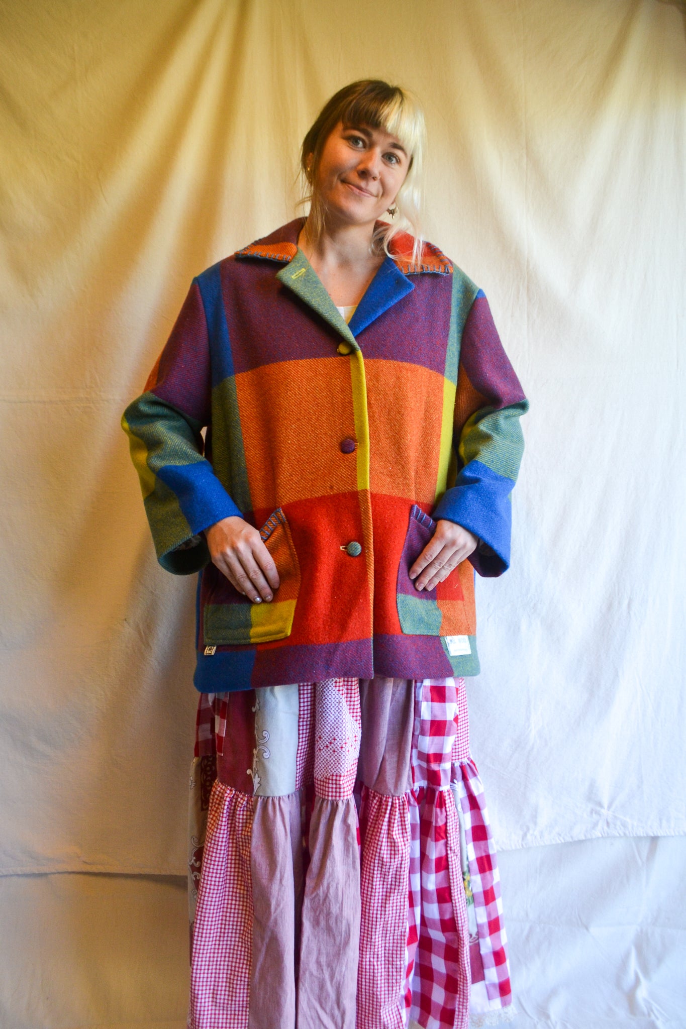 Coat | Ray | Wool | Large