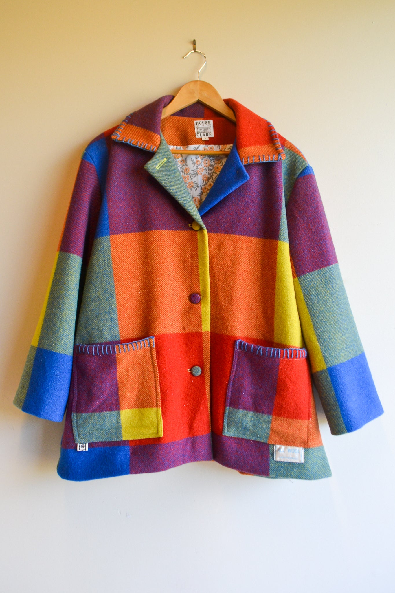 Coat | Ray | Wool | Large