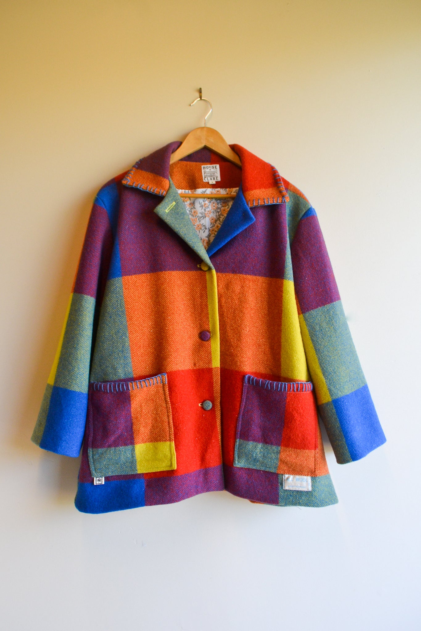 Coat | Ray | Wool | Large