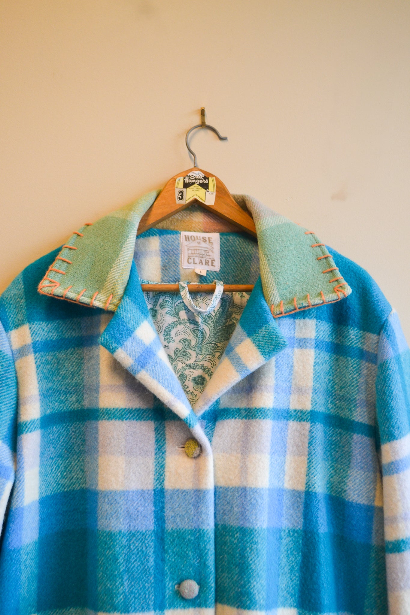 Coat | Sapphire | Wool | Large