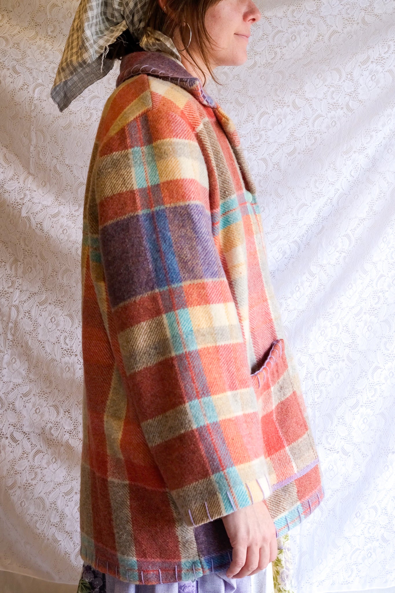 Coat | Stripy | Large