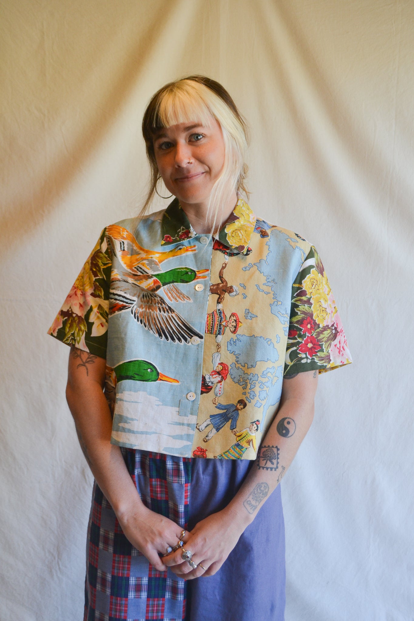 Button Up Shirt | Together | Medium