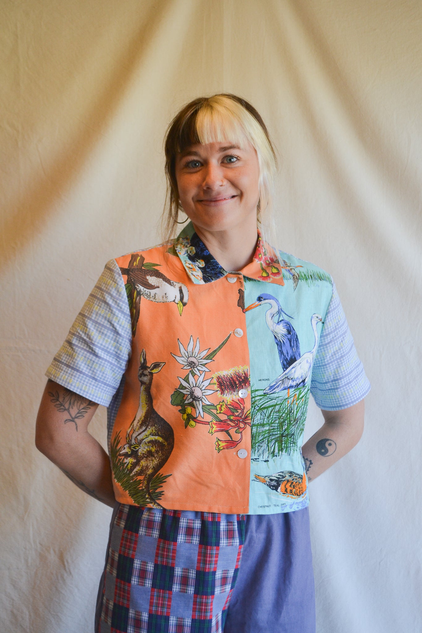 Button Up Shirt | Bird Watcher | Small