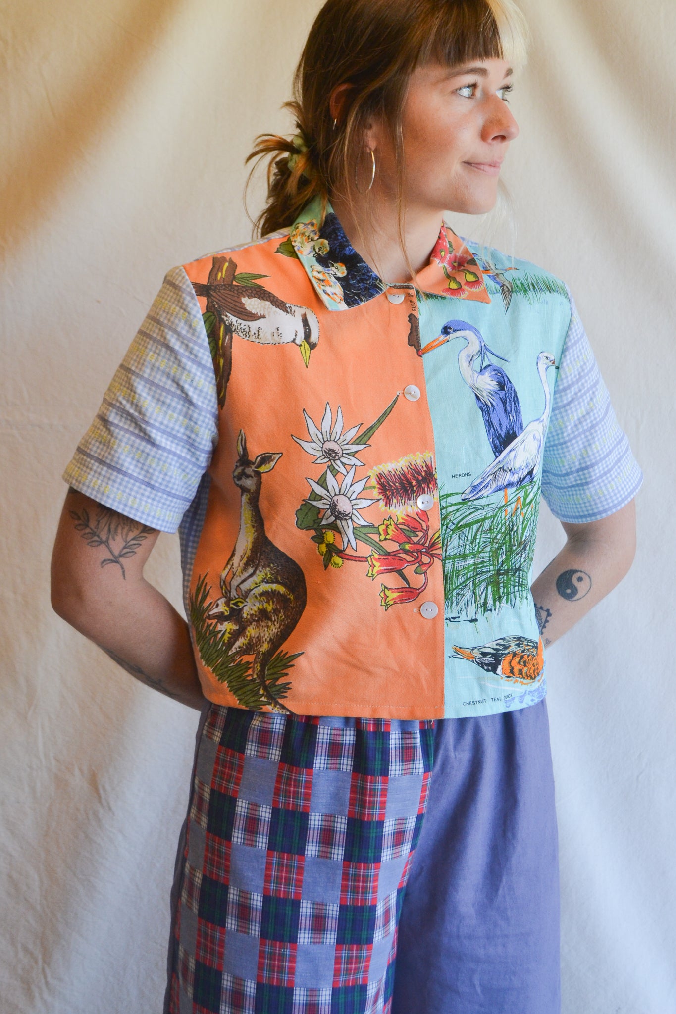 Button Up Shirt | Bird Watcher | Small