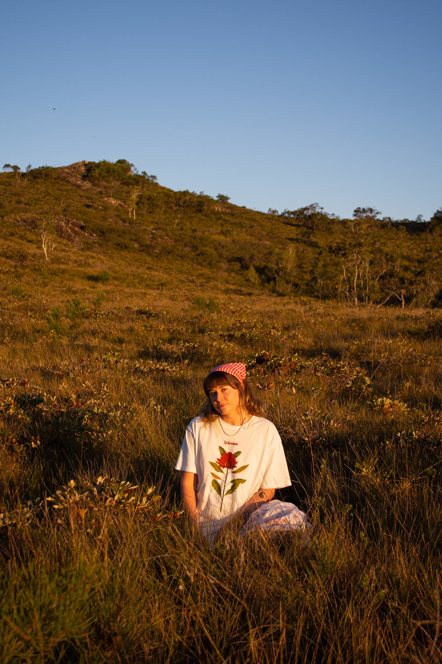 Waratah Print T-Shirt | Organic Cotton