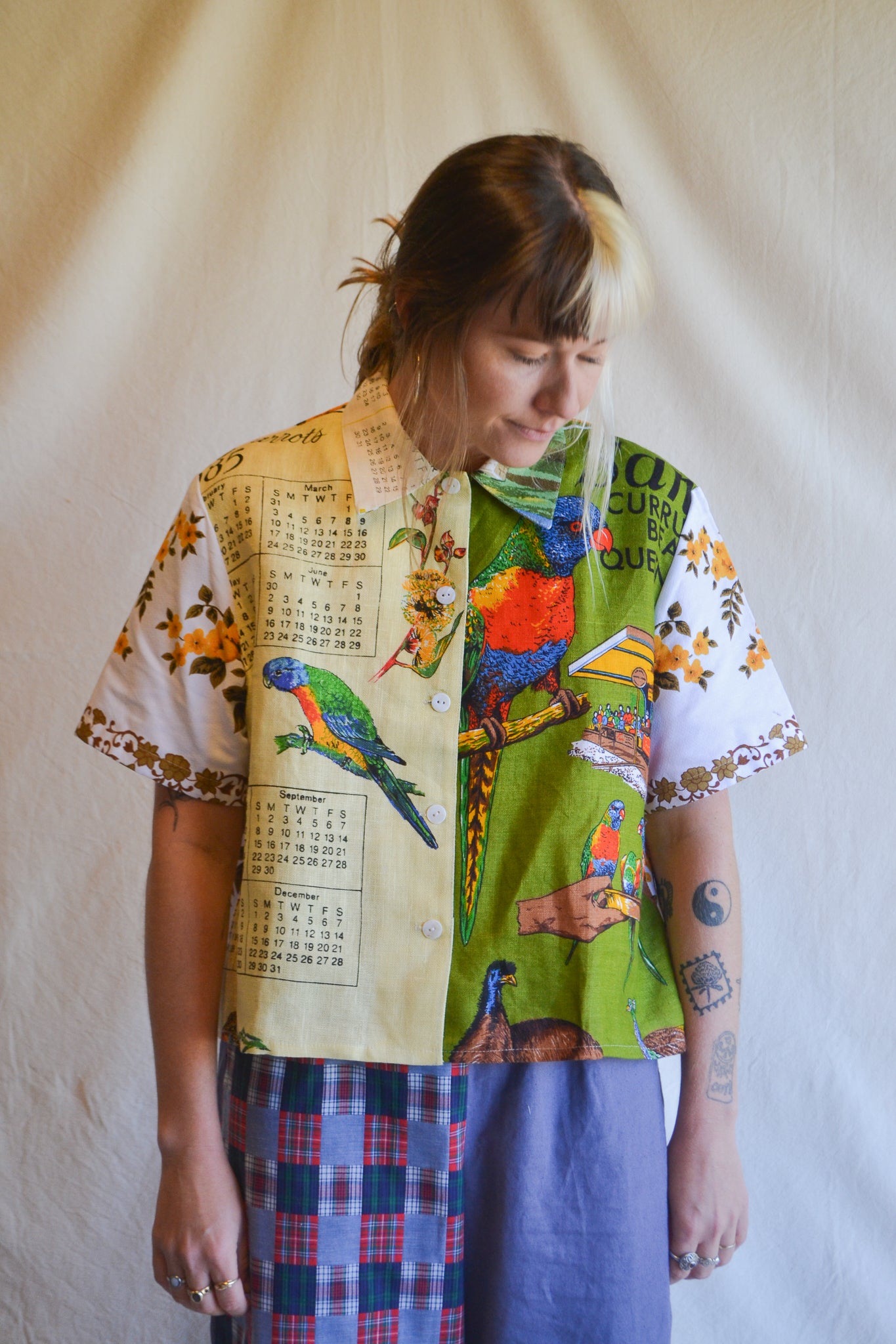 Button Up Shirt | Lorikeet | Large