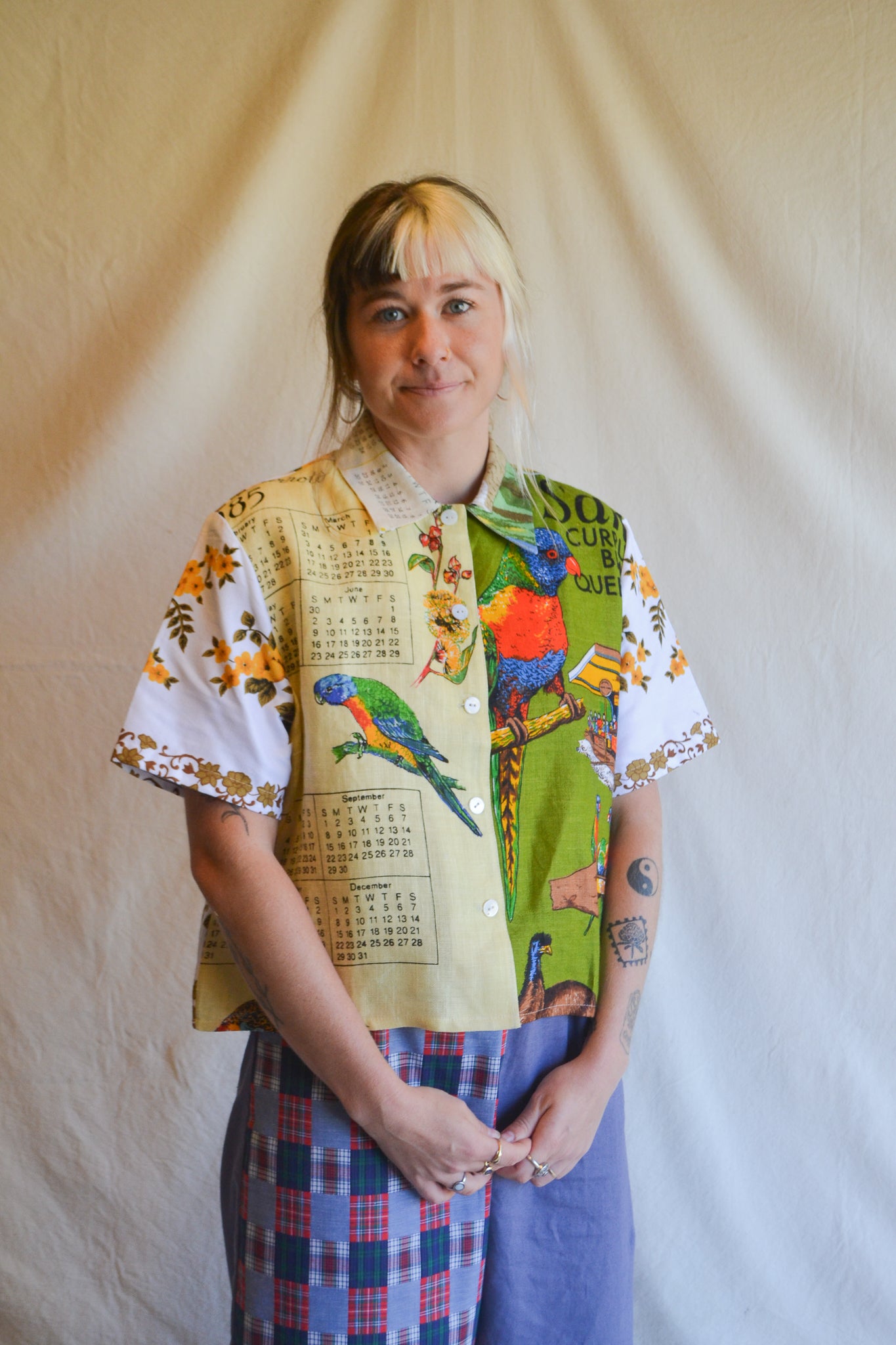 Button Up Shirt | Lorikeet | Large