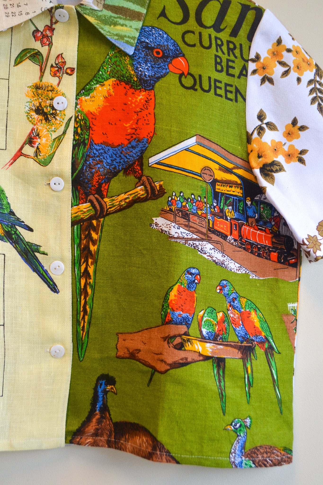 Button Up Shirt | Lorikeet | Large
