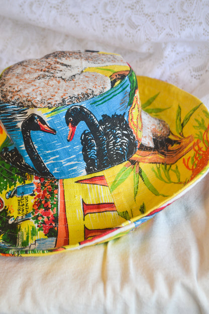 Wide Brim Hat | Swan | Large