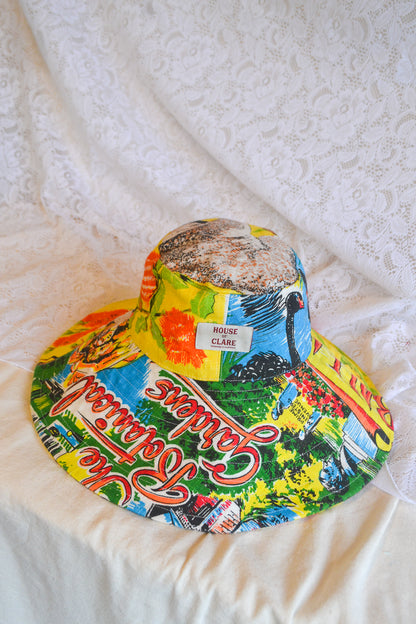 Wide Brim Hat | Swan | Large