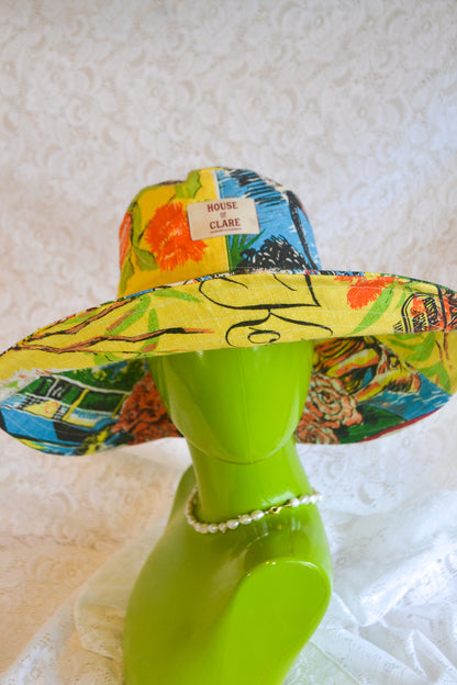 Wide Brim Hat | Swan | Large