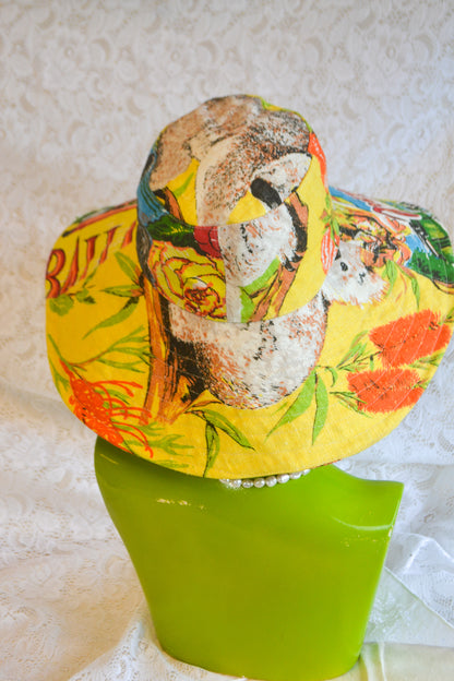 Wide Brim Hat | Swan | Large