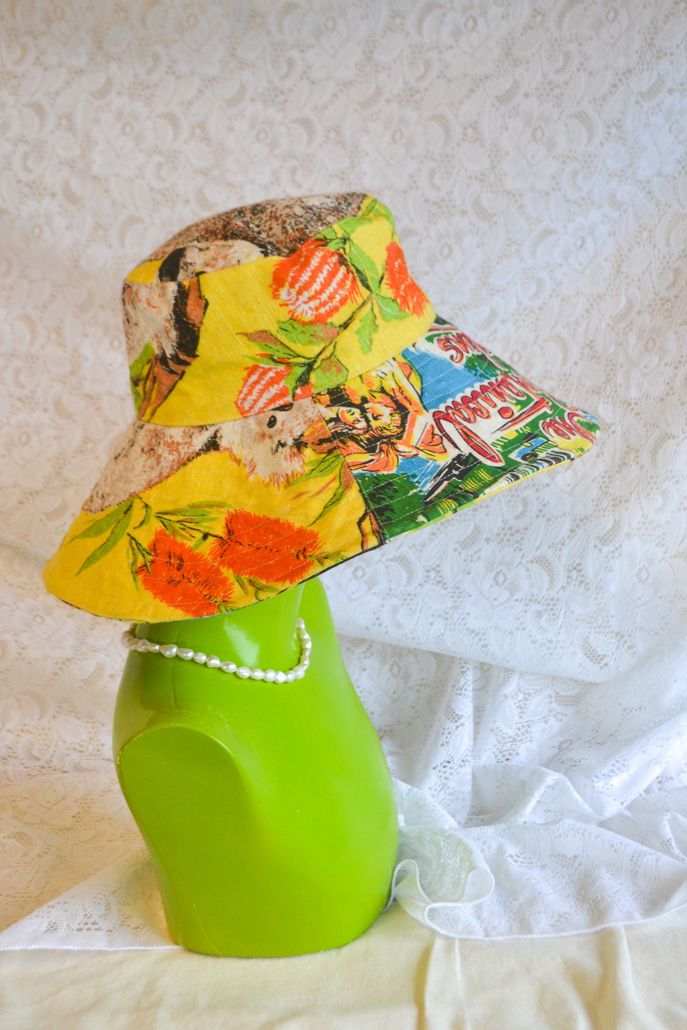 Wide Brim Hat | Swan | Large
