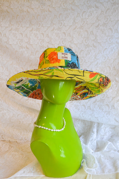 Wide Brim Hat | Swan | Large