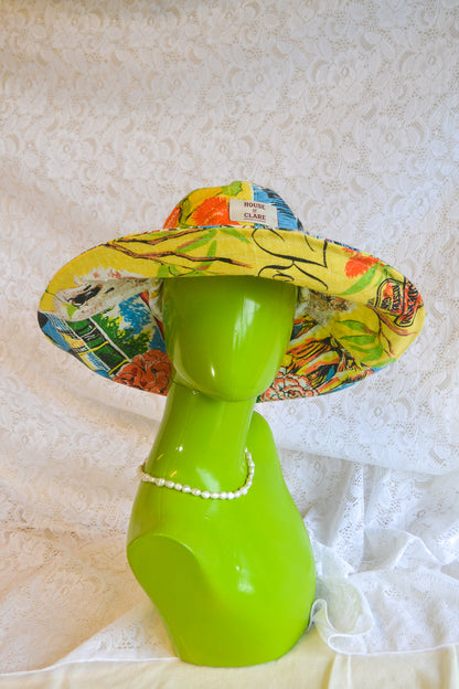 Wide Brim Hat | Swan | Large