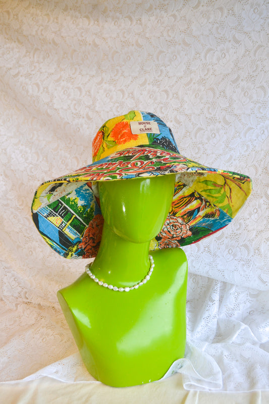 Wide Brim Hat | Swan | Large