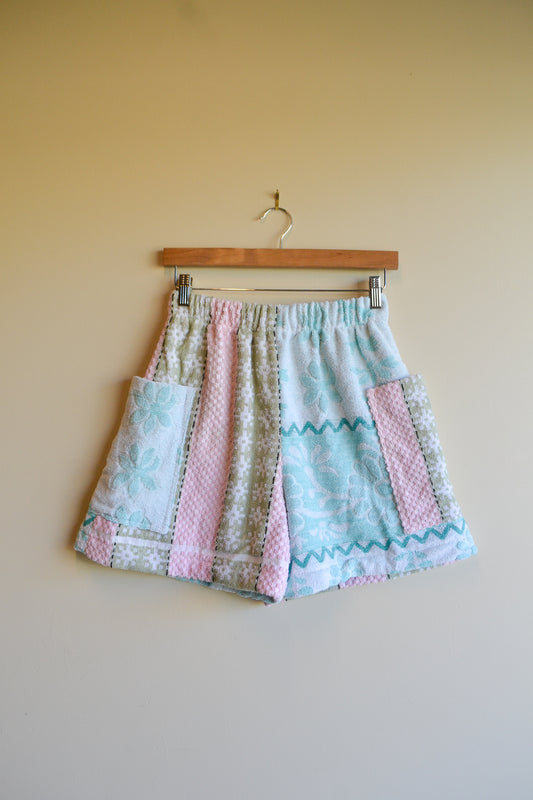 Patch Shorts | Pastel Towel Comfys | Small