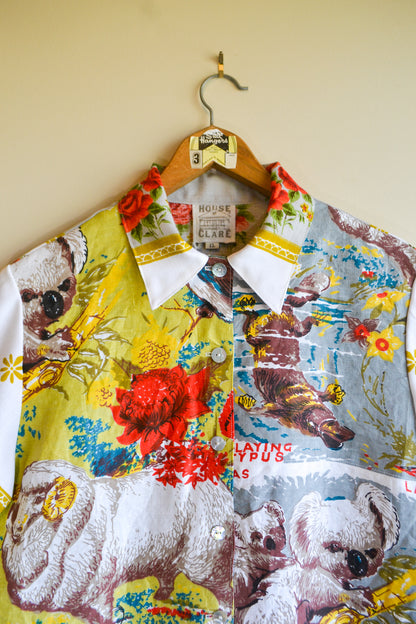 Button Up Shirt | Animal Love | Large