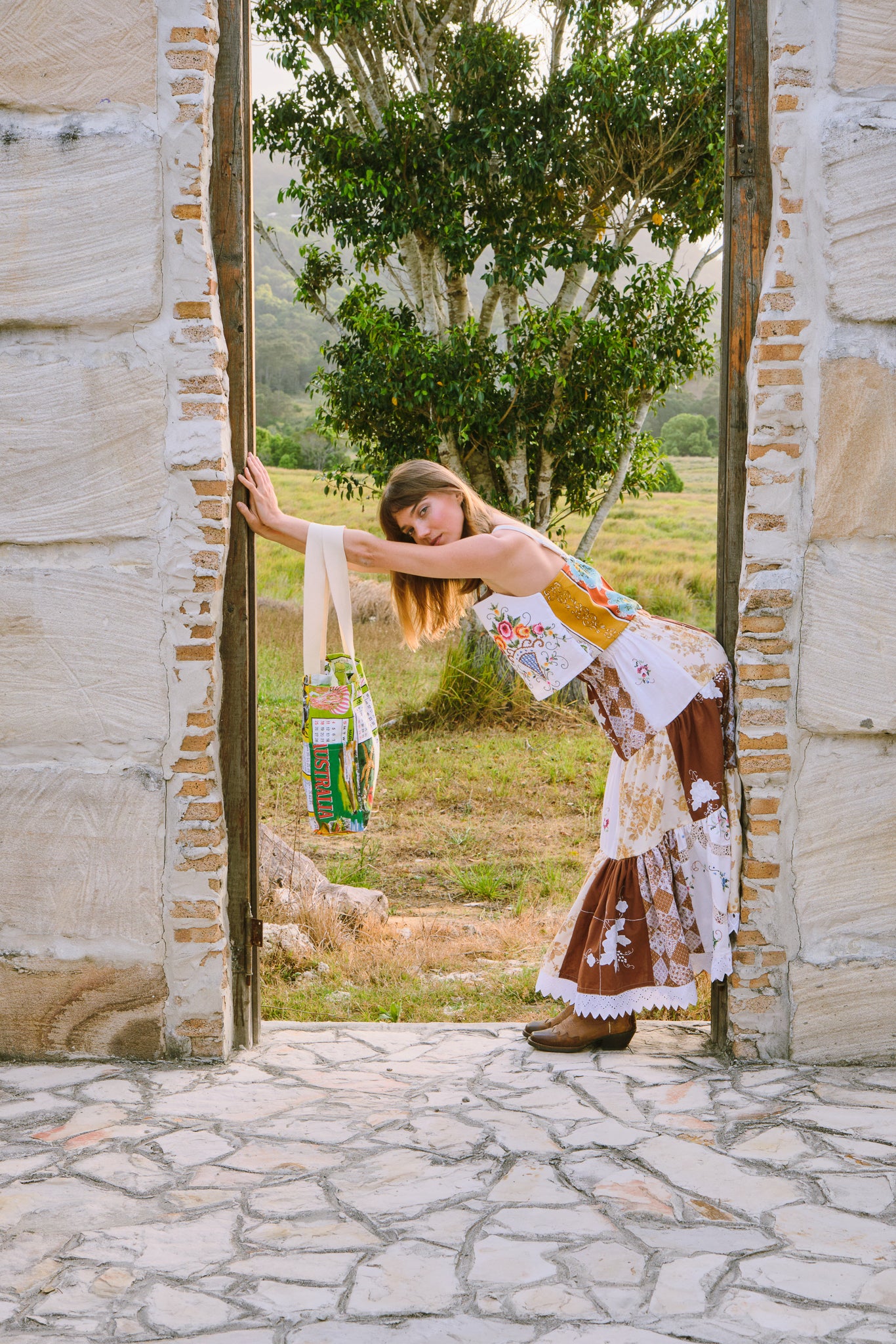 Tiered Patch Work Skirt | Autumn | Small