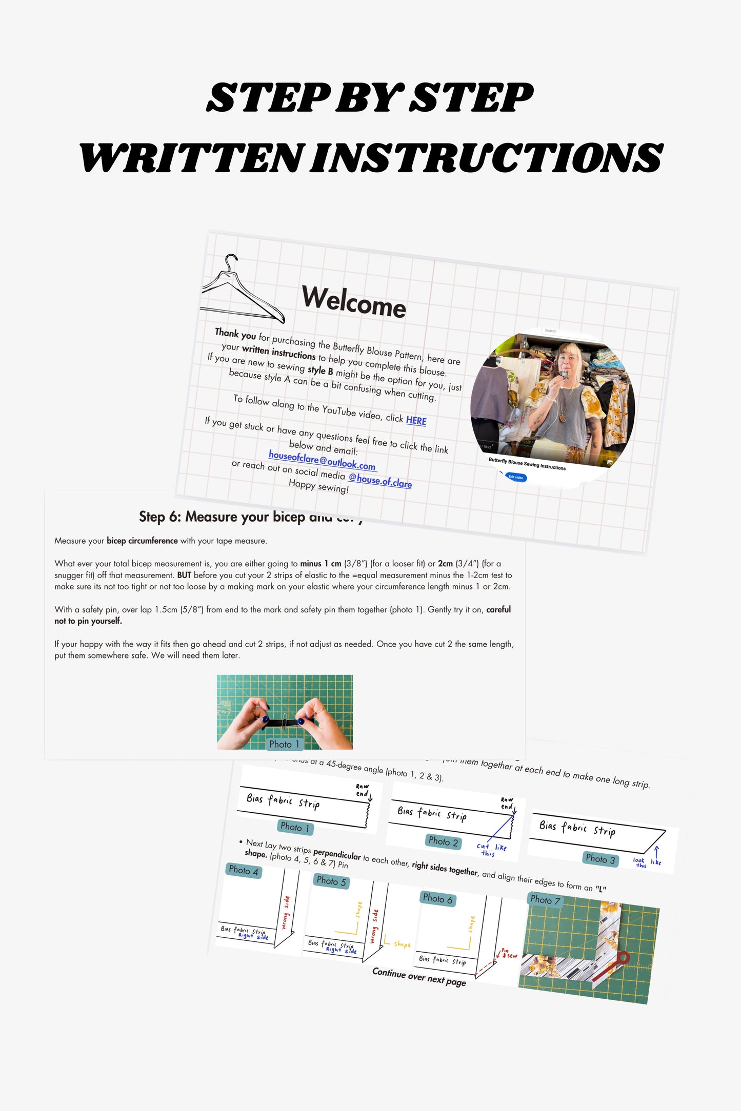 Butterfly Blouse Sewing Pattern