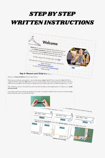 Butterfly Blouse Sewing Pattern