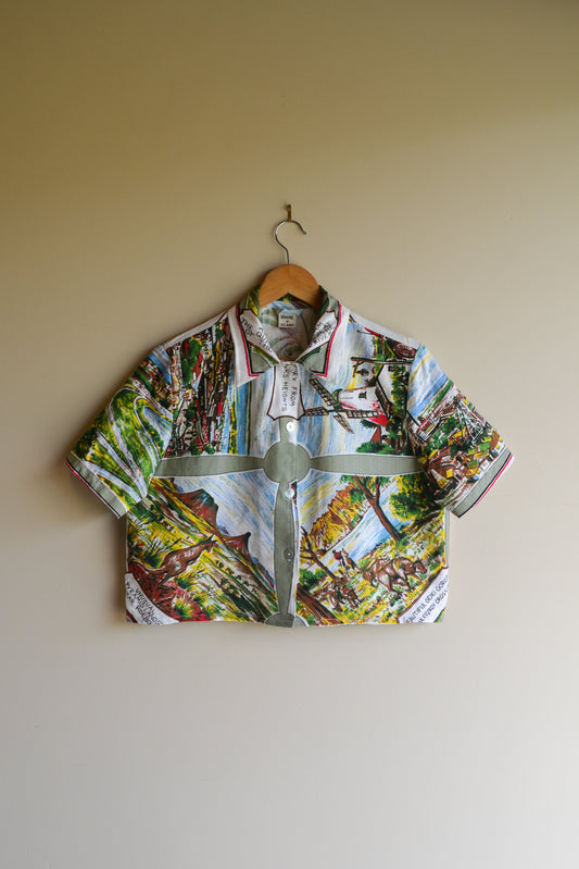 Beautiful WA | Button Up Shirt | large 