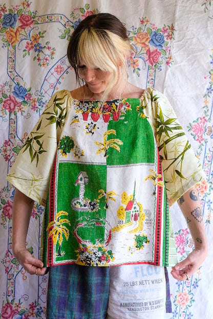 Mabel Blouse | Bird House | L- XXL