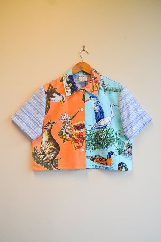 Button Up Shirt | Bird Watcher | Small