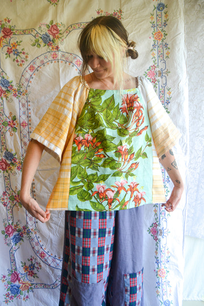 Mabel Blouse | Blooms | 3XL- 5XL