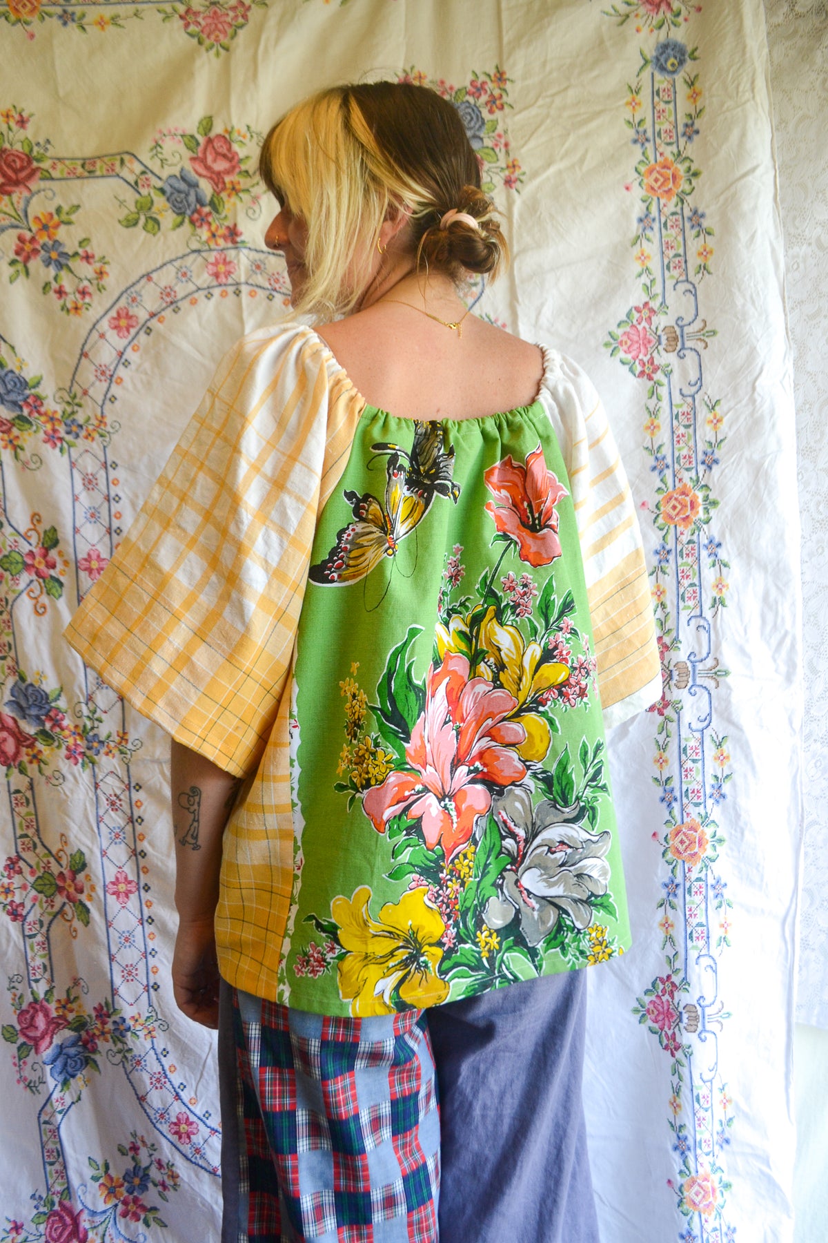 Mabel Blouse | Blooms | 3XL- 5XL