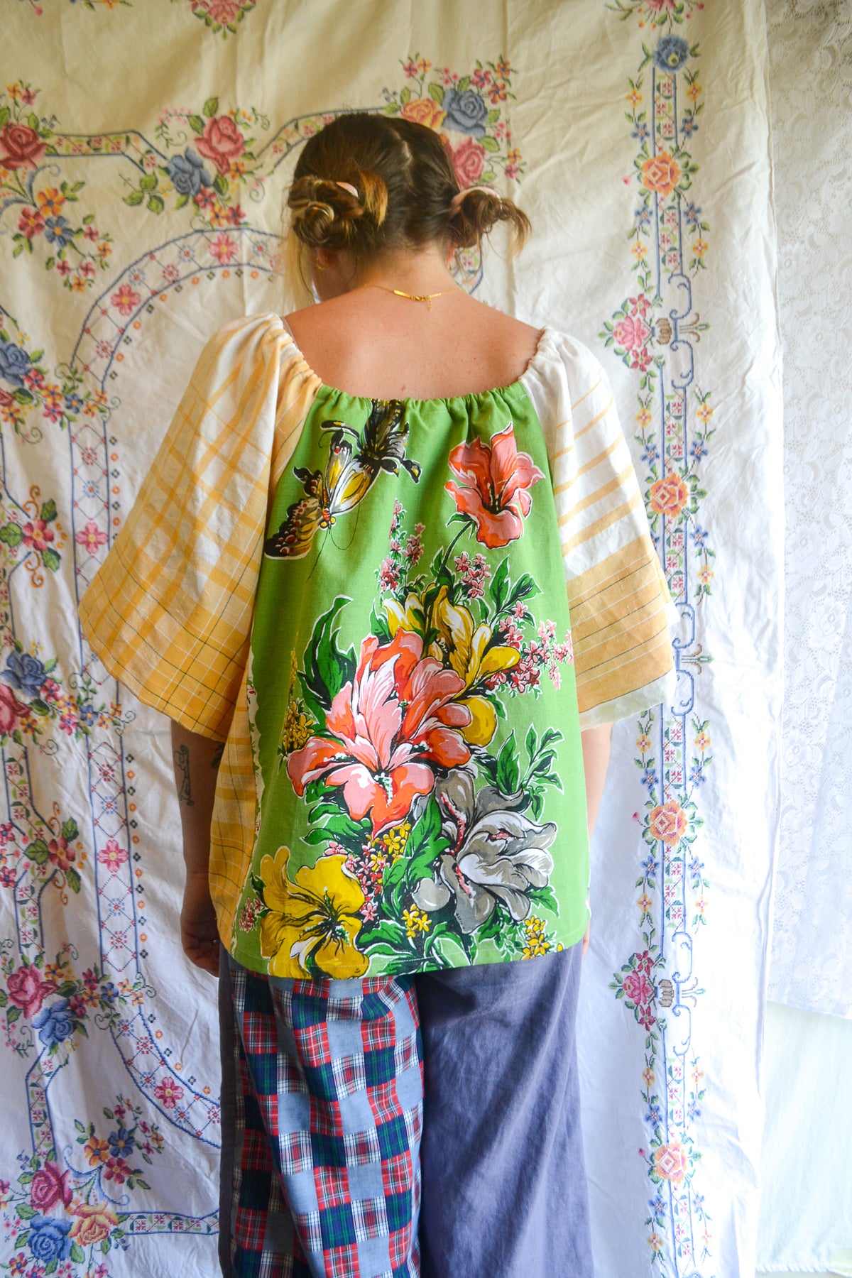 Mabel Blouse | Blooms | 3XL- 5XL