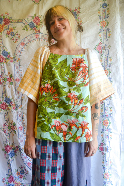 Mabel Blouse | Blooms | 3XL- 5XL