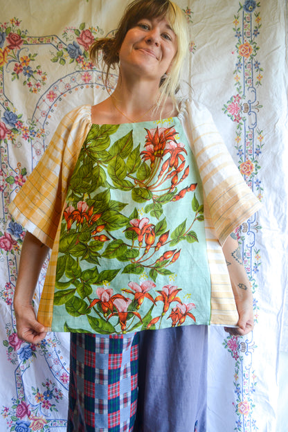 Mabel Blouse | Blooms | 3XL- 5XL