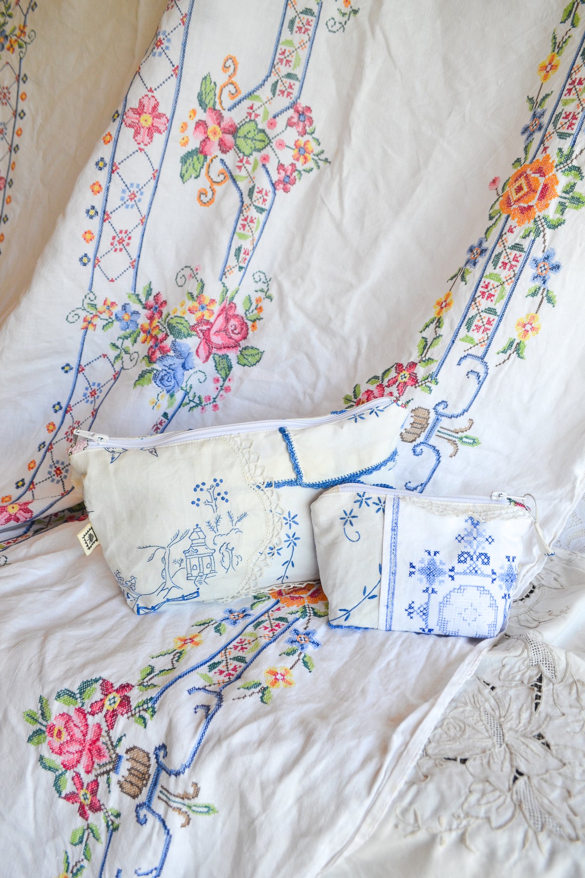 Doily Purse Set | Blue House