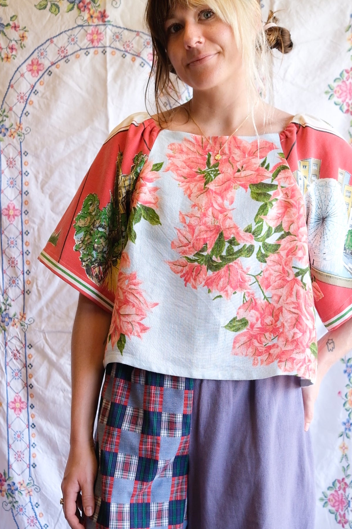 Mabel Blouse | Bougainvillea | S - L