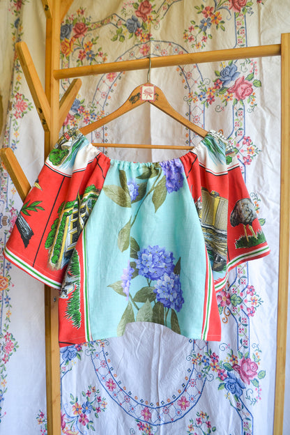 Mabel Blouse | Bougainvillea | S - L