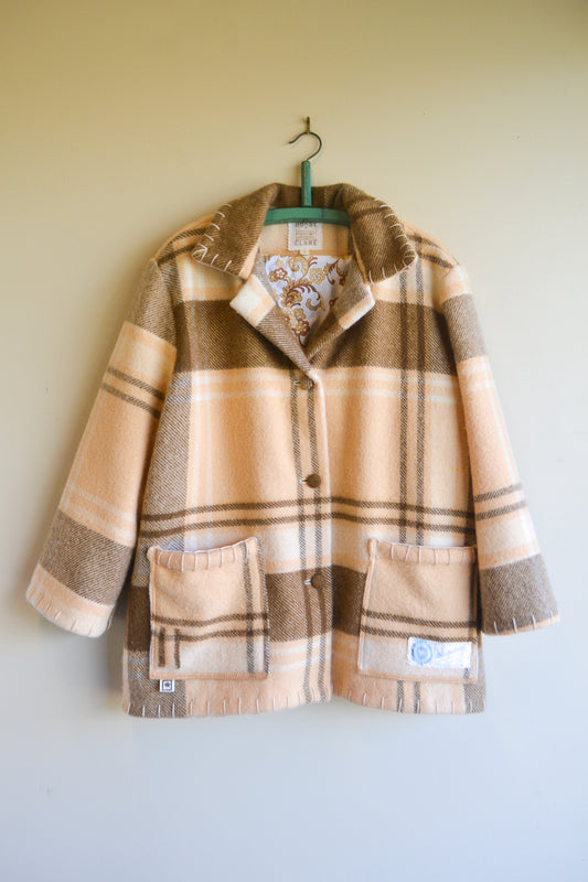 Coat | Brown | Wool | Large