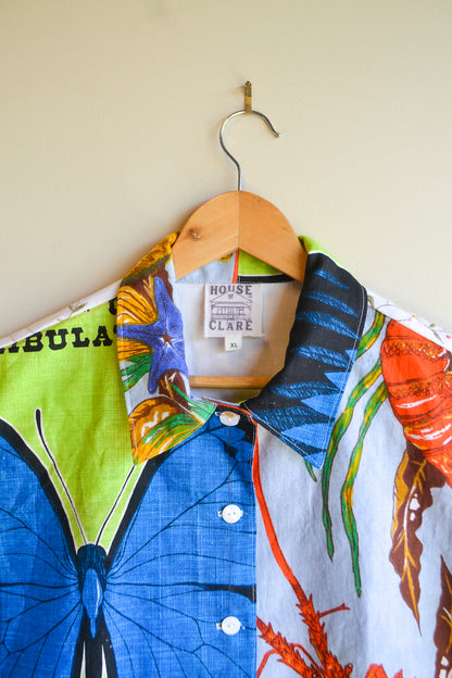 Button Up Shirt | Butterfly Crab | XLarge