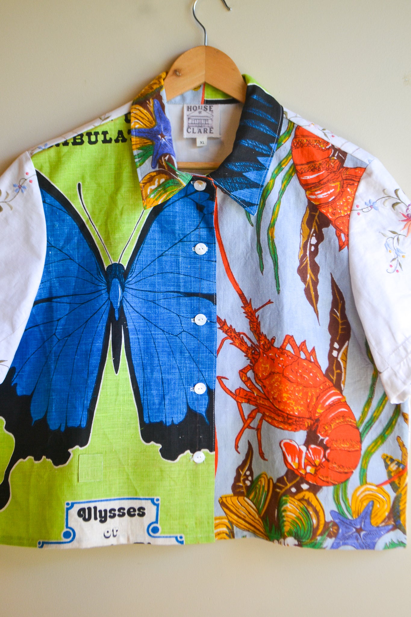 Button Up Shirt | Butterfly Crab | XLarge