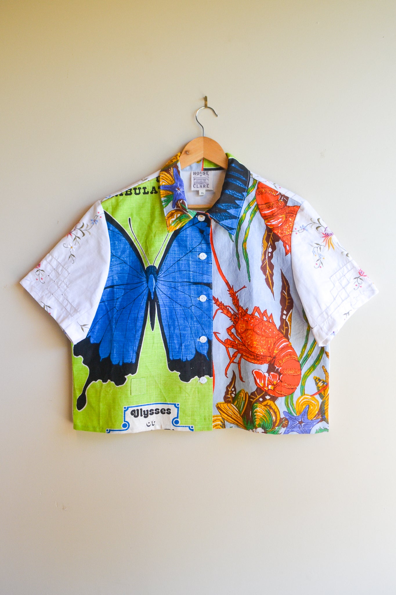 Button Up Shirt | Butterfly Crab | XLarge