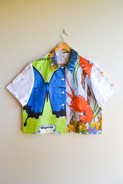 Button Up Shirt | Butterfly Crab | XLarge