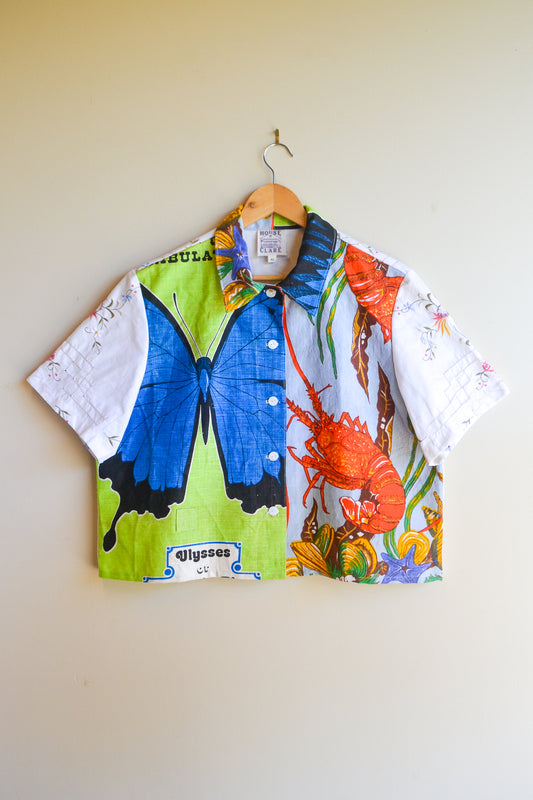 Button Up Shirt | Butterfly Crab | XLarge