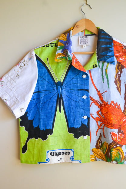Button Up Shirt | Butterfly Crab | XLarge
