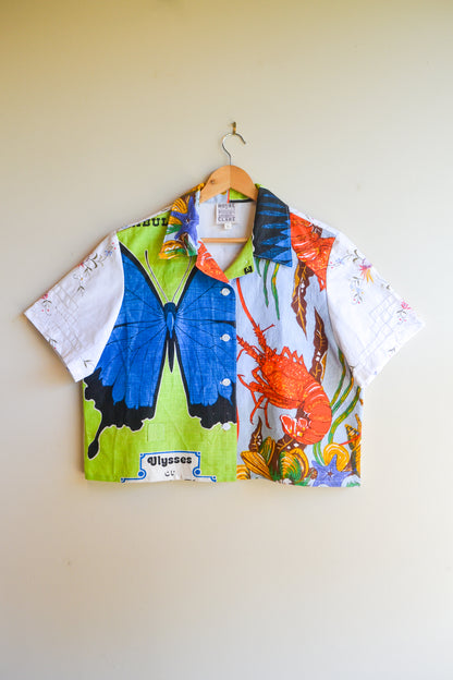 Button Up Shirt | Butterfly Crab | XLarge